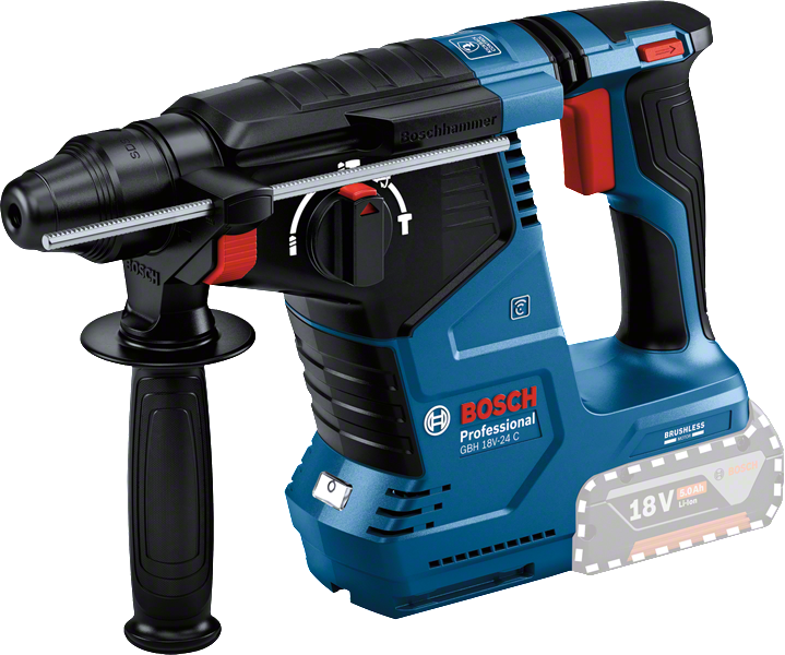 Bosch PRO GBH 18V-24 C Akku-Bohrhammer mit SDS plus