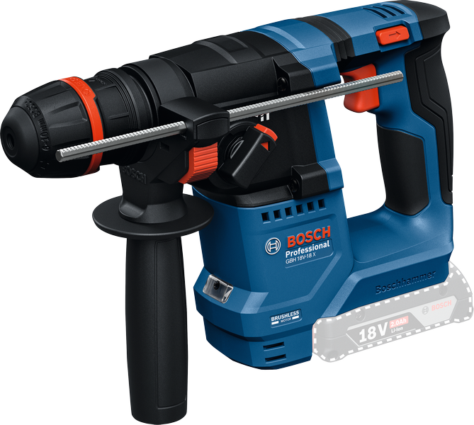 Bosch PRO GBH 18V-18 X Akku-Bohrhammer mit ONECHUCK