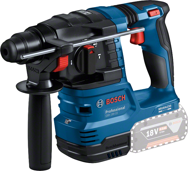 Bosch PRO GBH 18V-22 Akku-Bohrhammer mit SDS plus