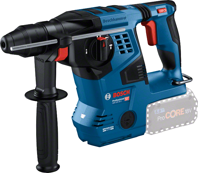 Bosch PRO GBH 18V-28 C Akku-Bohrhammer mit SDS plus
