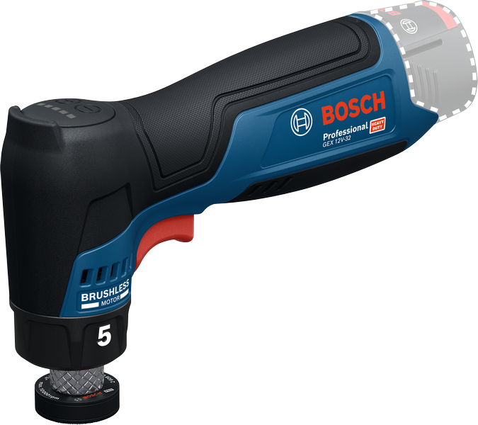 Bosch PRO GEX 12V-32 Akku-Exzenterschleifer