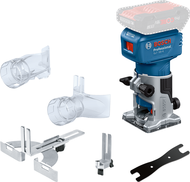Bosch PRO GLF 18V-8 Akku-Kantenfräse