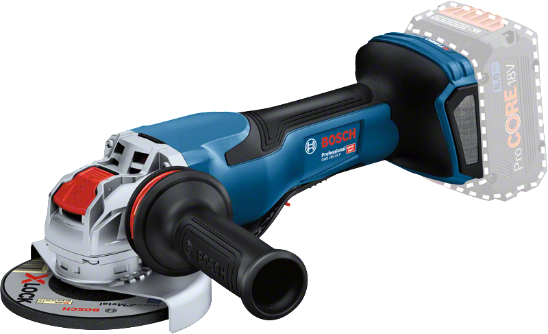 Bosch PRO GWX 18V-15 P Akku-Winkelschleifer mit X-LOCK