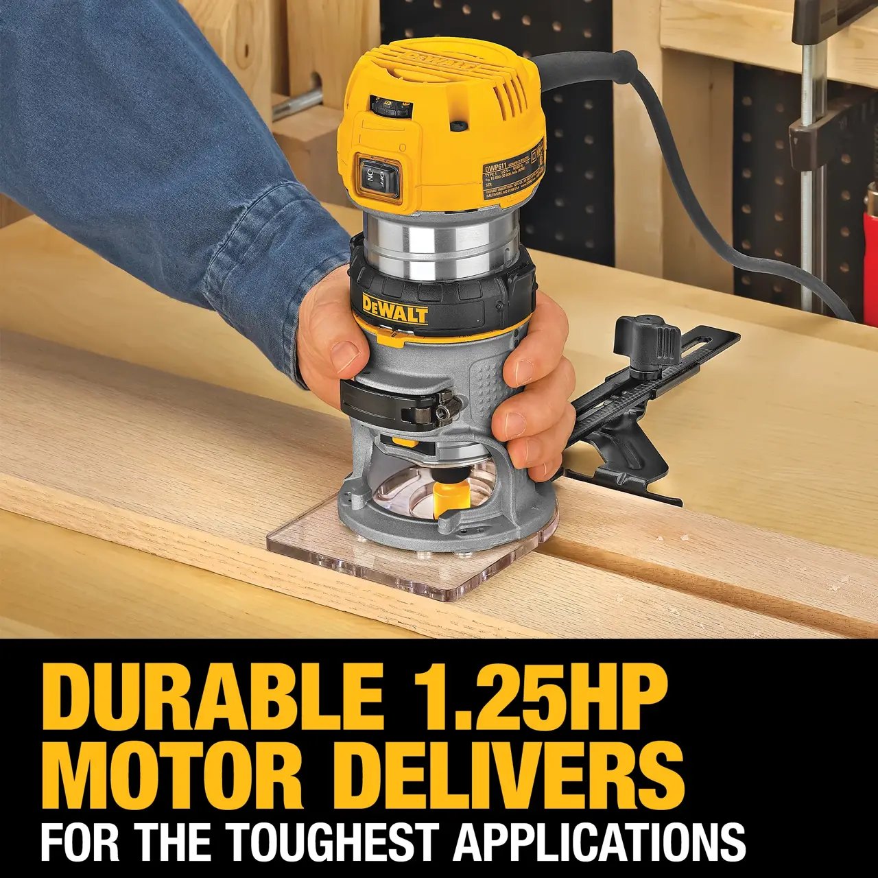 DeWalt 1-14-HP-MAX-TORQUE-VARIABLE-SPEED-COMPACT-ROUTER