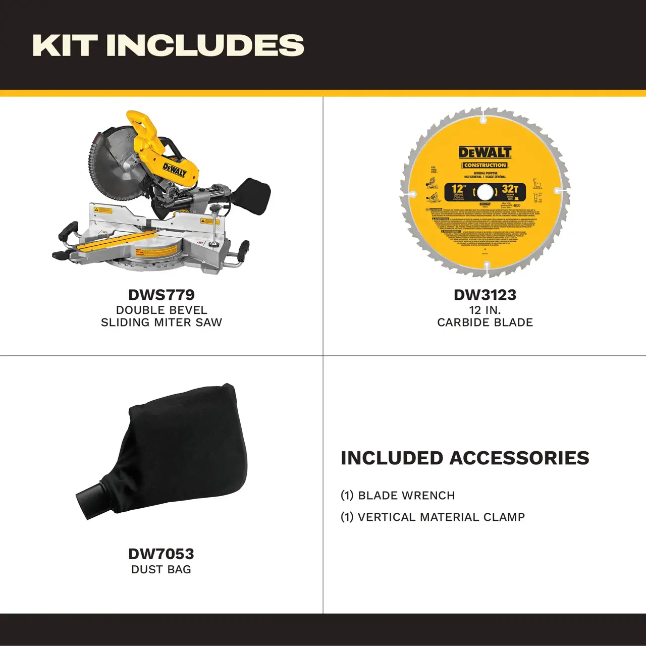 DeWalt 12-DOUBLE-BEVEL-SLIDING-COMPOUND-MITER-SAW