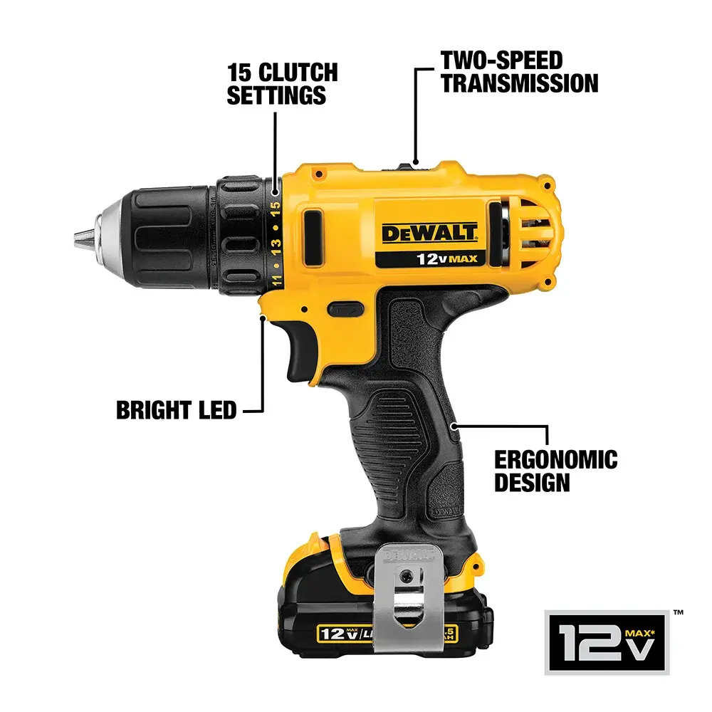 DeWalt 12V-MAX-38-DRILLDRIVER-KIT