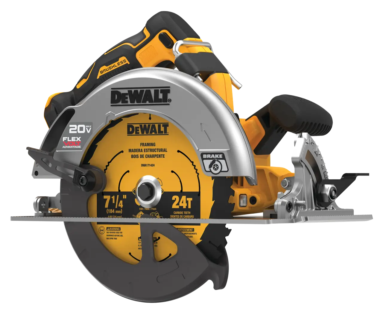 DeWalt 20V-MAX-7-14-BRUSHLESS-CORDLESS-CIRCULAR-SAW-FLEXVOLT-ADVANTAGE-TOOL-ONLY