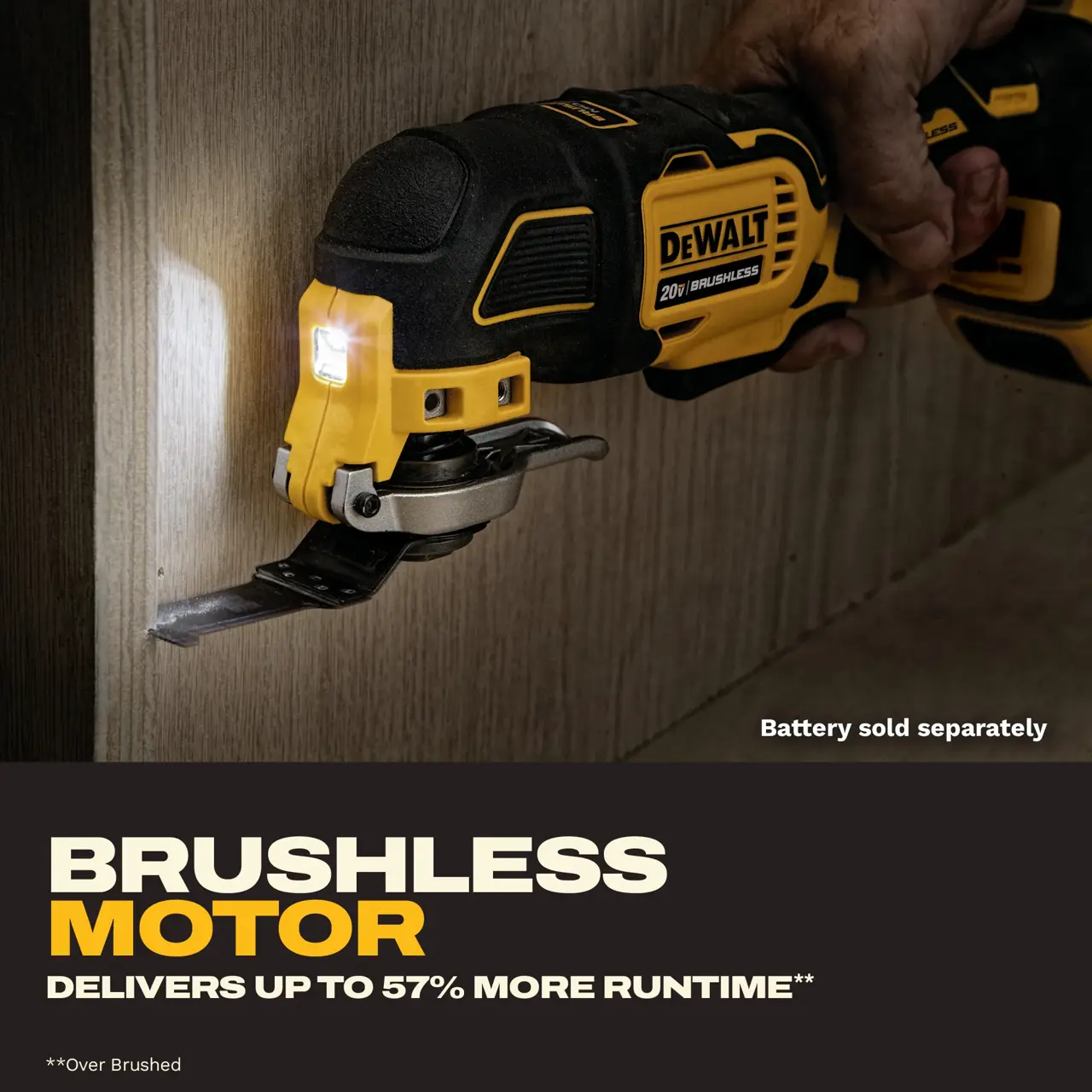 DeWalt 20V-MAX-BRUSHLESS-CORDLESS-3-SPEED-OSCILLATING-MULTI-TOOL-TOOL-ONLY