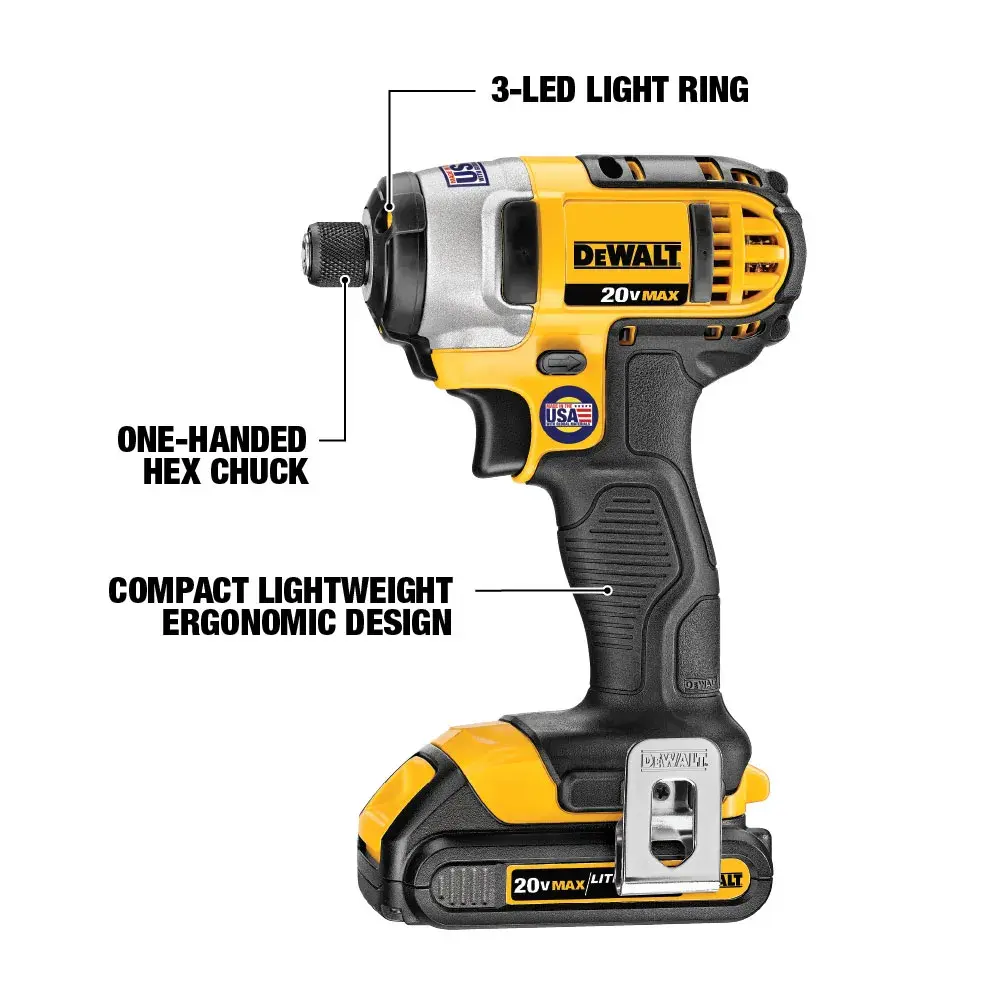 DeWalt 20V-MAX-CORDLESS-14-IMPACT-DRIVER-TOOL-ONLY