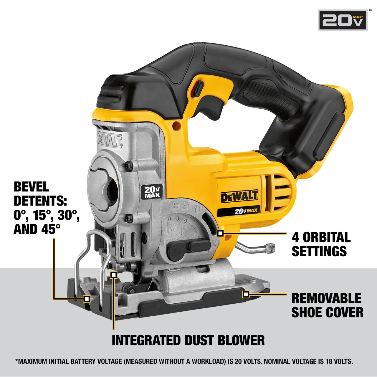 DeWalt 20V-MAX-CORDLESS-JIG-SAW-TOOL-ONLY