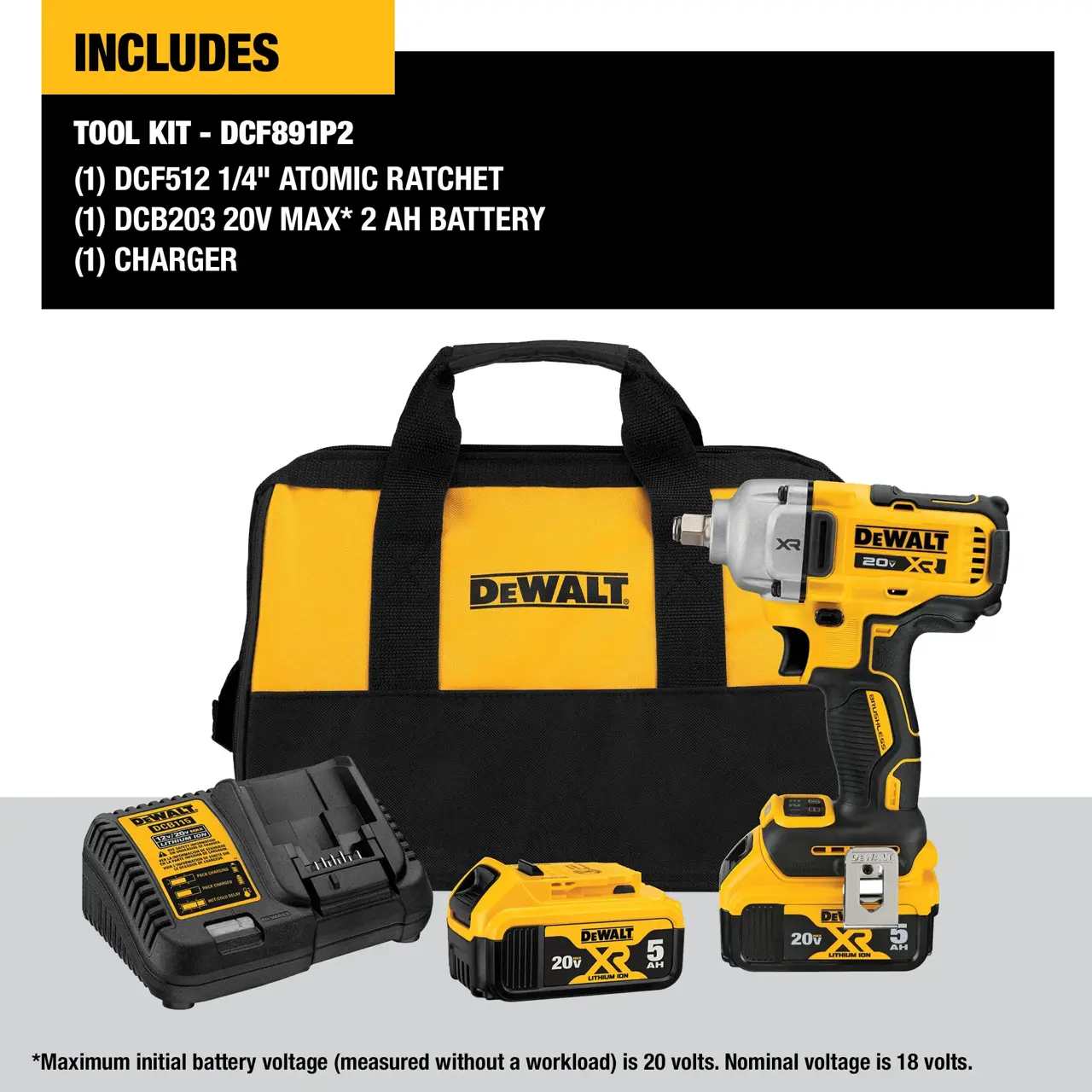 DeWalt 20V-MAX-XR-12-MID-RANGE-IMPACT-WRENCH-KIT-HOG-RING-ANVIL