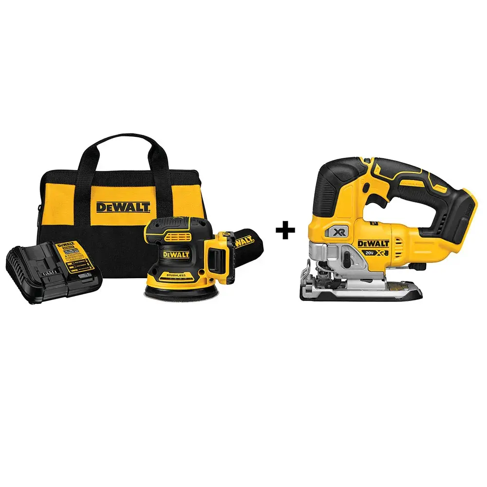 DeWalt 20V-MAX-XR-BRUSHLESS-5-CORDLESS-VARIABLE-SPEED-RANDOM-ORBITAL-SANDER-KIT