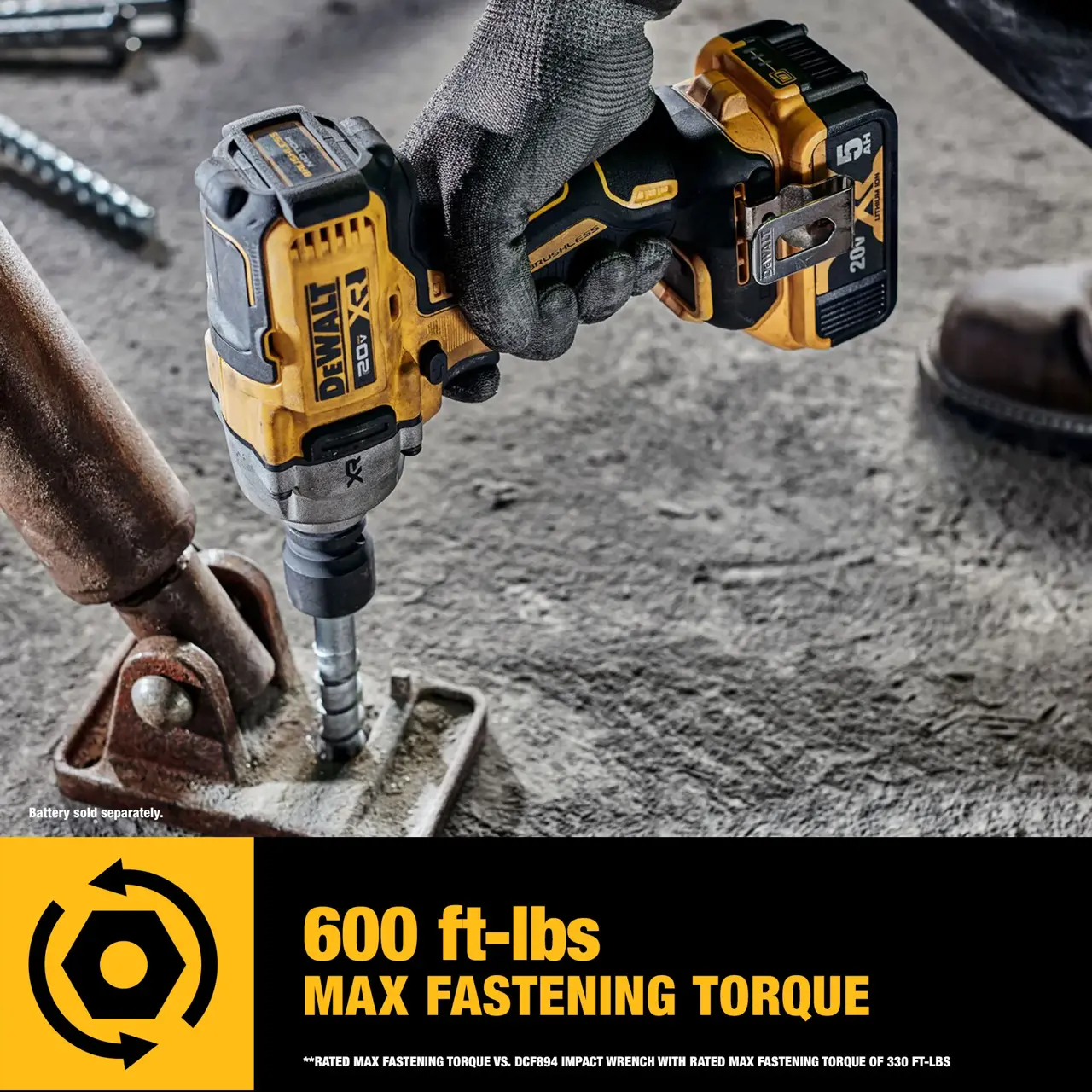 DeWalt 20V-MAX-XR-CORDLESS-12-13MM-MID-RANGE-IMPACT-WRENCH-TOOL-ONLY