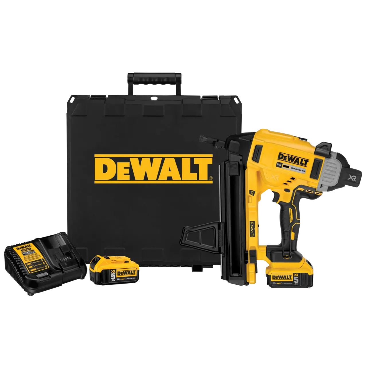 DeWalt 20V-MAX-XR-CORDLESS-CONCRETE-NAILER-KIT