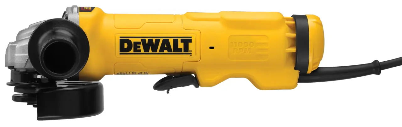 DeWalt 4-12-5-114MM-127MM-CORDED-ELECTRIC-PADDLE-SWITCH-ANGLE-GRINDER-NO-LOCK