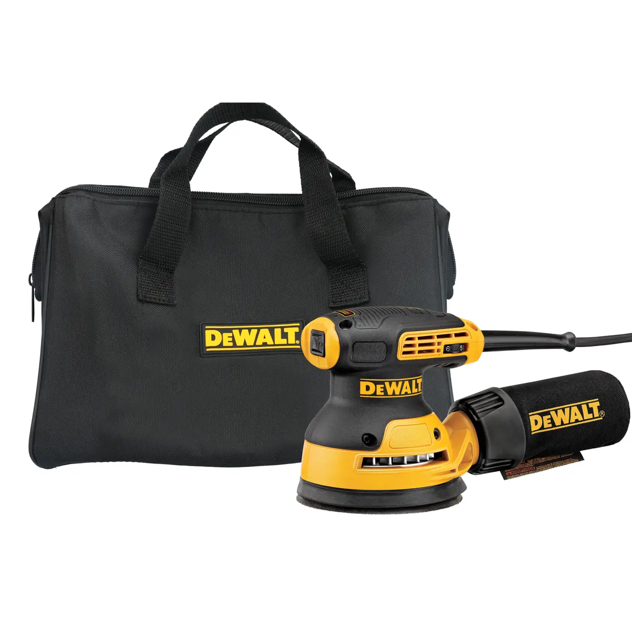 DeWalt 5-127-MM-CORDED-ELECTRIC-VARIABLE-SPEED-RANDOM-ORBITAL-SANDER-KIT
