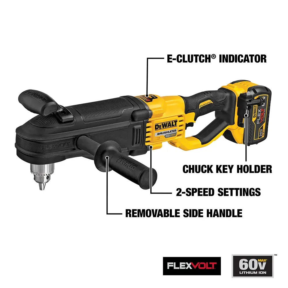 DeWalt 60V-MAX-LINE-STUD-AND-JOIST-DRILL-E-CLUTCH-SYSTEM-KIT
