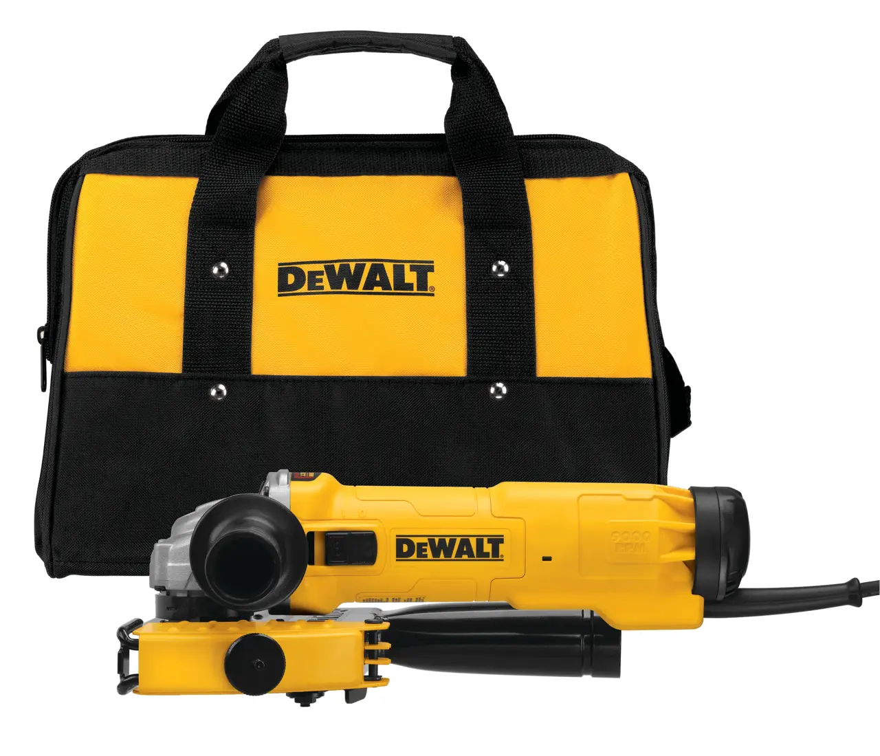 DeWalt 6-150MM-CORDED-ELECTRIC-SLIDE-SWITCH-ANGLE-GRINDER-TUCKPOINTCUTTING-SHROUD