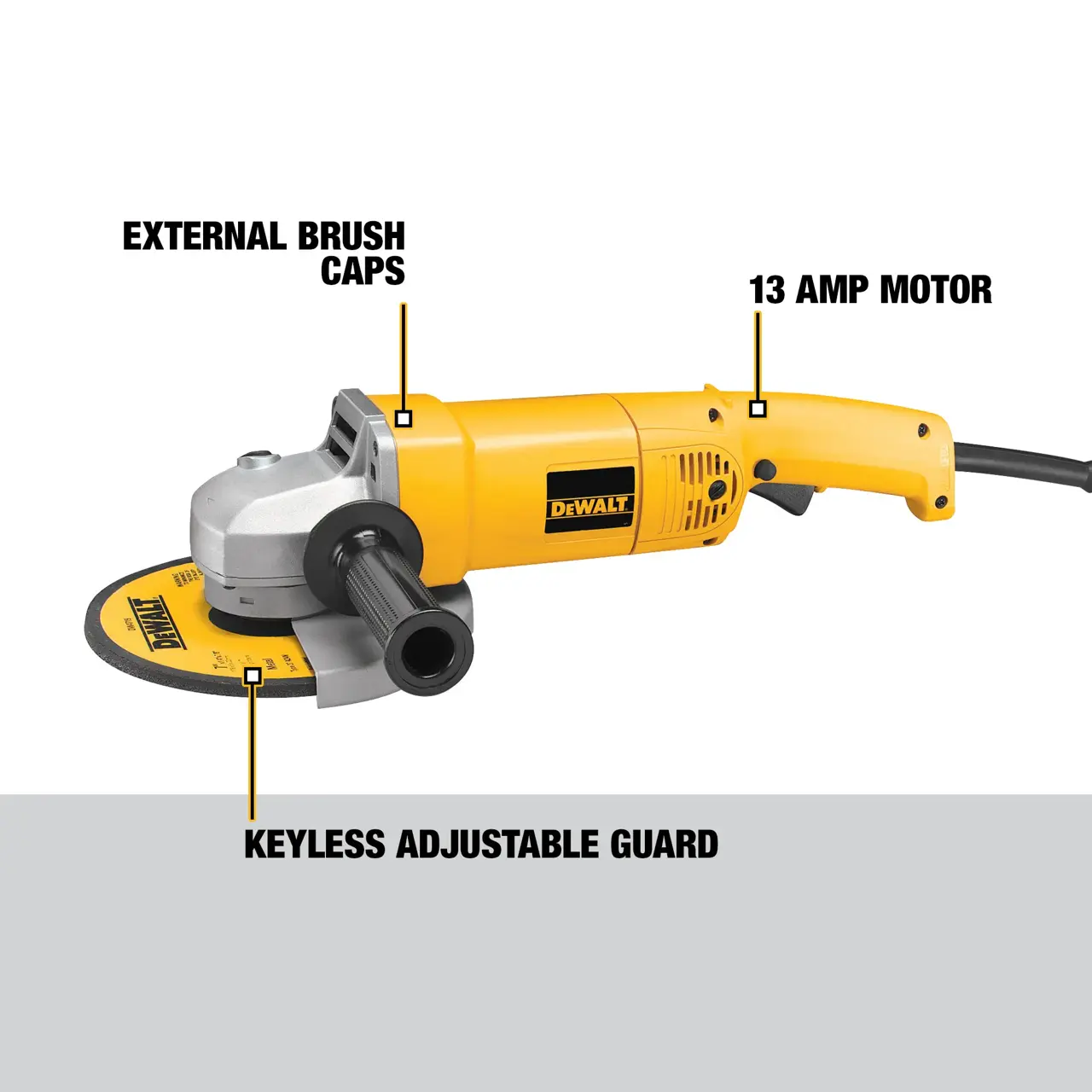 DeWalt 7-180MM-MEDIUM-ANGLE-GRINDER