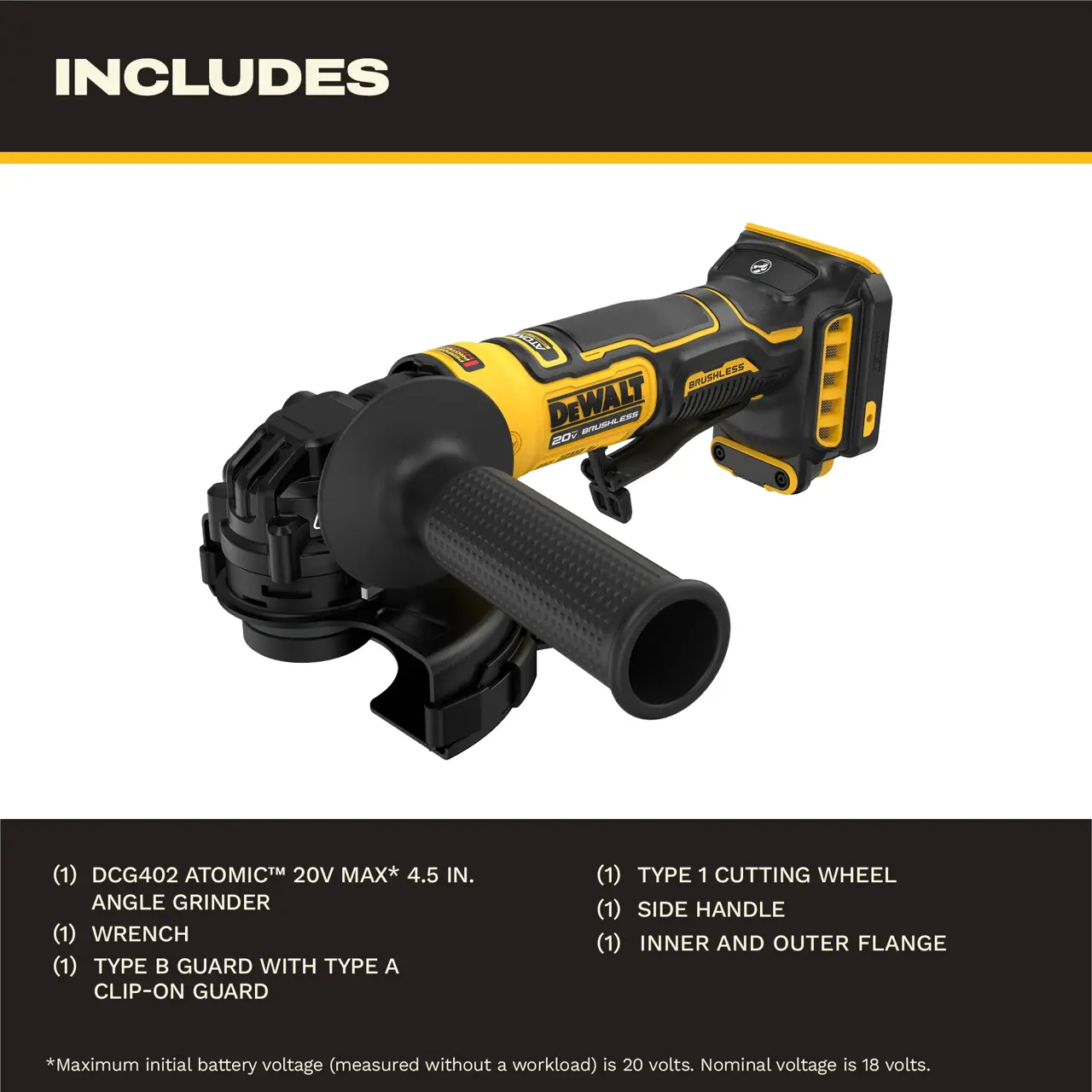 DeWalt ATOMIC-20V-MAX-45-ANGLE-GRINDER-TOOL-ONLY