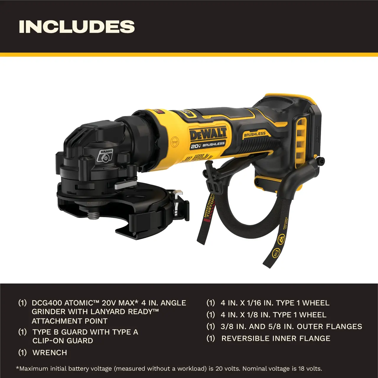 DeWalt ATOMIC-20V-MAX-4-ANGLE-GRINDER-LANYARD-READY-ATTACHMENT-POINT